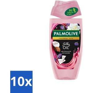 Palmolive - Thermal Spa - Douchegel - Silky Oil - Zijdezacht & Hydraterend - 250 ml - Bulkverpakking - 10 stuks
