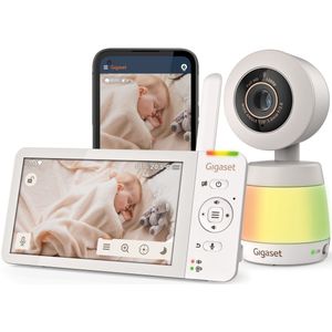 Gigaset - Baby 700 - Babyfoon met Camera - 5,5 inch - Nachtzicht in Kleur - Touchscreen