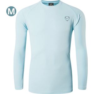 Nivard Rash Guard - Surf Shirt - Zwemkleding - UV Beschermende Kleding - Voor Zwemmen - Surfen - Duiken - Lichtblauw - Maat M