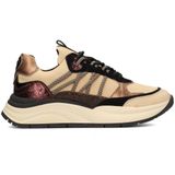 PS Poelman - CHARU - Dames Sneakers - Beige - Chunky Zool 5 cm