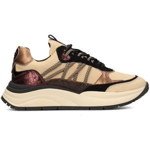PS Poelman - CHARU - Dames Sneakers - Beige - Chunky Zool 5 cm
