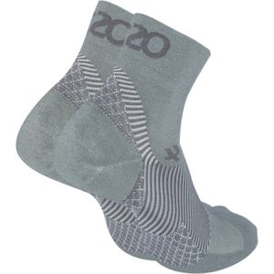OS1st - FS4 - Korte Compressiekousen - Grijs - Merinowol - Hielspoor