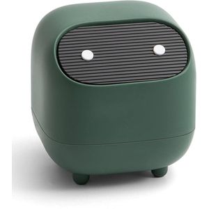 Mini Desktop Afvalbak Desktop Bin Dubbellaags Push-type Kleine Prullenbak