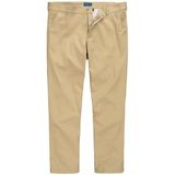 Boston Park - Heren - Boston Park broek van twill traveller-band platte voorkant - Zand - Maat 52