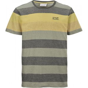 Shirt 38257 olive/geel streep Giga by Killtec - maat S