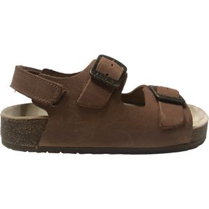 Naturino - Lund - Mt 31 - gesp effen lederen sandalen - bruin