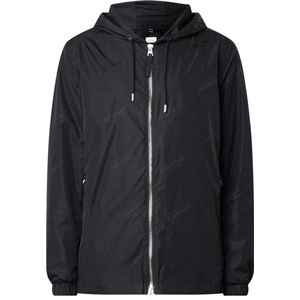 BURBERRY Stretton jack met logoprint - Zwart - Maat L