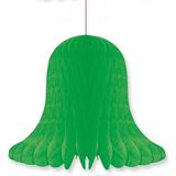 Decoratie kerst klokken groen 30 cm