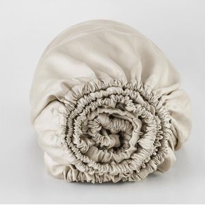 KOALA HUG - Babyhoeslaken - Beige - 60x120x15 cm - 100% TENCEL Satijn - Eco & Hypoallergeen