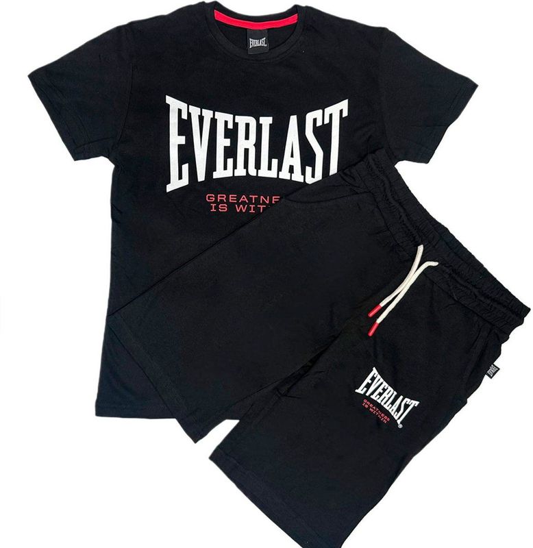 Everlast Trainingspak Zwart 12 Years Jongens