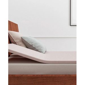 Elegante Linnen Look Katoen Hoeslaken Splittopper Roze | 160x200 | Ademend En Ventilerend | Fijn Geweven