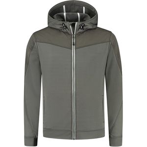 Lemon & Soda vest met capuchon maat S in de kleur grijs