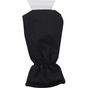 ALL RIDE IJskrabber met Warme Handschoen – zwart – 17x31,5 cm – Comfortabel & Duurzaam Winteraccessoire voor Autoruiten