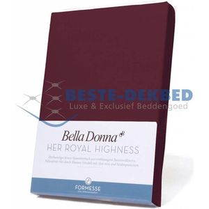 Bella Donna Hoeslaken  Jersey - 200x220/240 - donkerrood