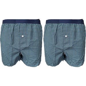 Embrator mannen Boxershorts 2-stuks geruit maat L