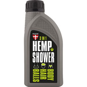 Palacio Cannabis 3-in-1 Douchegel voor Mannen – Hennepolie – Lichaam, Haar & Intieme Verzorging – Hydraterend & Verzachtend – 500 ml