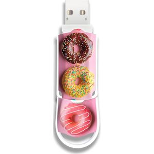 128 GB Donuts Xpression USB 3.0 Flash Drive - Stijlvol Geheugenstation voor Opslag en Back-up