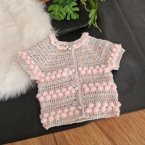 HappHappy Bebie | Baby | Jasje | Vestje | Kraamkado | Gehaakt | Handmade