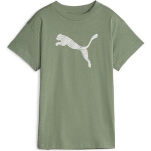 Puma - WMNS Haar T-shirt - Eucalyptus - Dames T-shirt