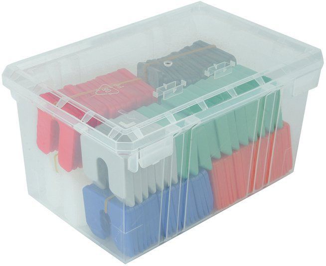 Uitvulplaatjes - Kunststof - Assortimentsdoos - 200 Stuks