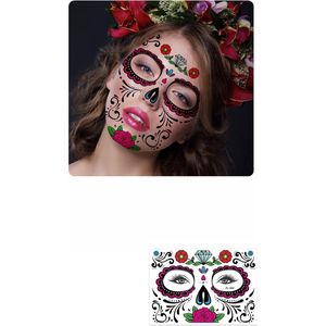 Akyol - tattoo - tattoe - Halloween - tattoo gezicht - gezichts tattoo - carnaval - tattoo voor je gezicht - Halloween masker - schrikken - trick or treat