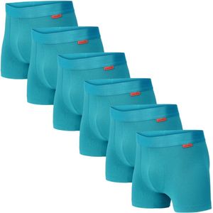 Undiemeister Boxershort heren - 6-pack - Aurora Sky (Groen) - Naadloos Ondergoed Onderbroek mannen - Mellowood Tencel - Ademend, Anti-Bacterieel, Naadloos - Boxershorts - Maat XXL