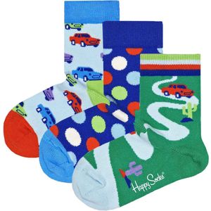 Happy Socks - 3-Pack Roadtrip Gift Set - Kinderen - Sokken