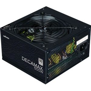 PC-voeding - ZALMAN - DecaMax 500W - 80+ - Niet-modulair - 120mm-ventilator - Zwart