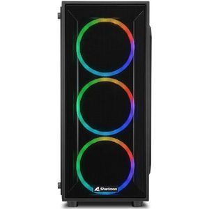 peta GamePC- AMD Ryzen 5 4500 - 16GB - 1.0TB SSD - Nvidia GeForce RTX3060 12GB - WiFi - Windows 11 Pro - TG4M zwart