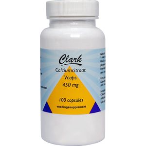 Clark Calcium citraat 450mg (100vc)