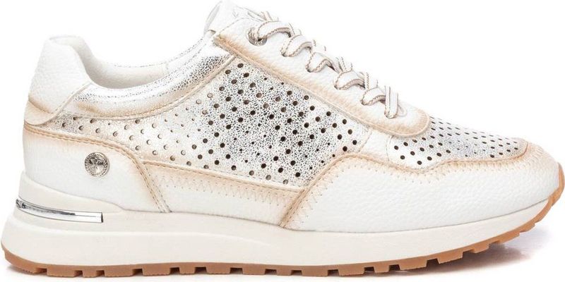 Xti - 14373303-BLANCO - Trainers - Wit - Plat - Veters - Casual