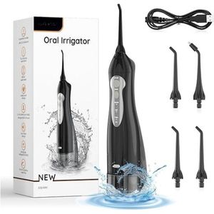 Waterflosser - Grondige en Zachte Mondreiniging - Voor Tanden, Tandvlees en Beugels - Draadloos en Efficiënt Design - Dagelijkse Mondverzorging Thuis of Onderweg - Fris en Gezond Gebit