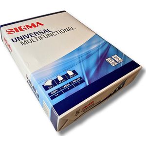 Sigma - Printpapier - Kopieerpapier - A4 - 500 vellen - 80g/m2 - universeel multifunctioneel
