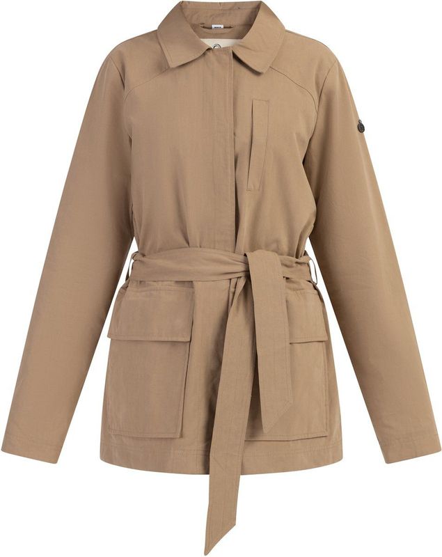 DreiMaster - Licht Katoenen Jas - Donkerbeige - Dames