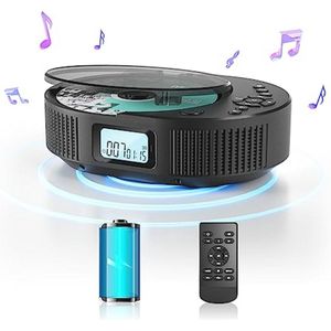 Draagbare CD Speler voor Kinderen met Bluetooth, Radio en Afstandsbediening