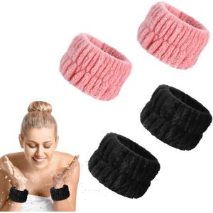 Azomor® Elastische en absorberende polsbanden voor gezichtsreiniging en huidverzorging