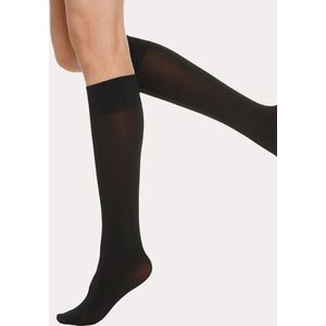 Pretty Polly Kniekousje - Opaque - 60 Den. Opaque Kniekousje - One Size - Zwart - 2 Paar - Voordeelverpakking