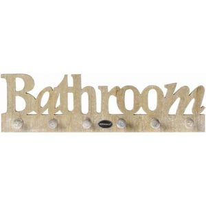 Riverdale Haak Kapstok voor de Badkamer Bathroom - Naturel - 5 x 40 x 11.5 cm