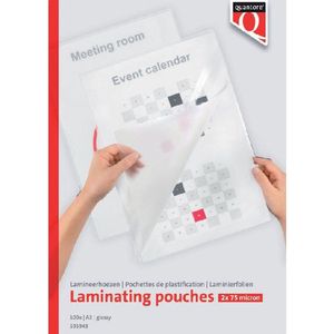 Lamineerhoes quantore a3 303x426mm 2x75micron | Pak a 100 stuk | 5 stuks