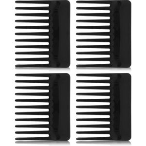 Mini brede tandenkam voor reizen haarontwarrende douchekam krullend nat golvend haar - set B .