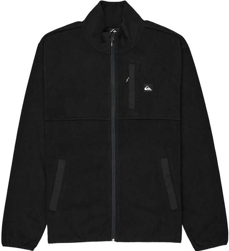 Quiksilver - No Destination - Fleecejack - Zwart - Volledige Rits