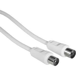 Hama 00011993 coax-kabel 1,5 m Wit