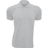 SOLS Heren Prime Pique Poloshirt met korte mouwen (Grijze Mergel)