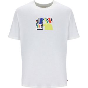 Russell Athletic - Emt E36211 - T-Shirt met Korte Mouwen - Wit