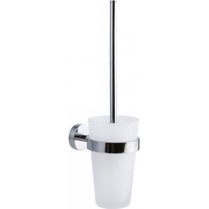 Tesa® Smooz toiletborstelset, verchroomd metaal, zelfklevend, zelfklevende montage technologie