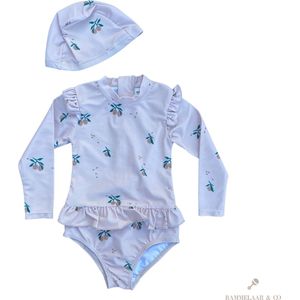 Rammelaar&Co UV-badpak Olive Charm – Badpak Meisjes – Maat 18-24 maanden