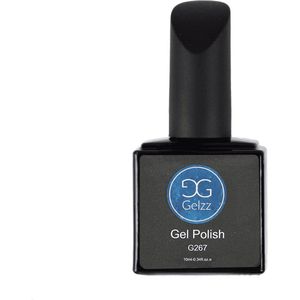 Gelzz gellak Twinkling Mist G267 - BlauwGlitter - Dekkende kleur - 10ml - Vegan