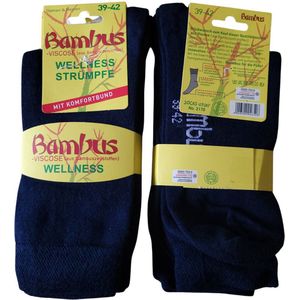 Bamboe sokken - 3 paar – navy blauw - uniseks - maat 39/42