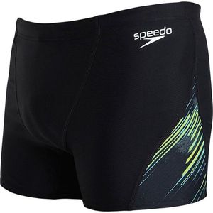Men’s Bathing Costume Speedo Allover V-Cut Aquashort Black