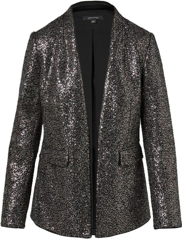 comma - Indoor-Blazer - Zwart